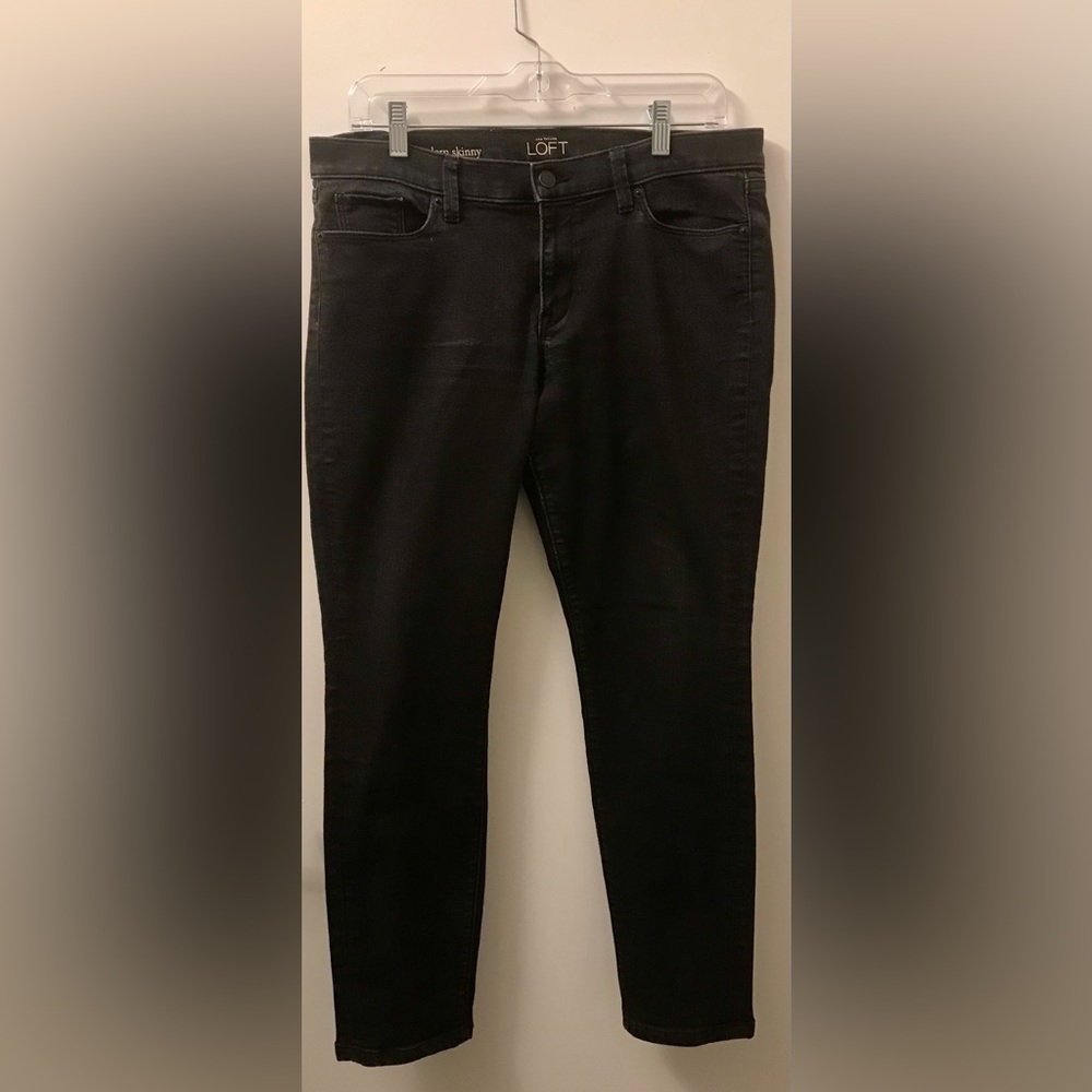 Ann Taylor LOFT black Skinny pants, Size 12